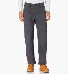 Bulwark Men's Flame Resistant 9 Oz Twill Cotton Work Pant, 32Wx34L